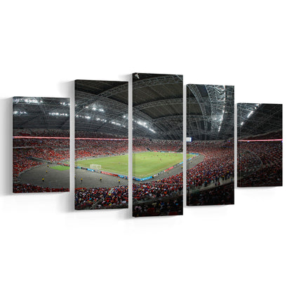 National Football Stadium, Stadium Canvas, Sport Art, Fan Gifts, 5 Panel, Large Canvas, Canvas Print Wall Art