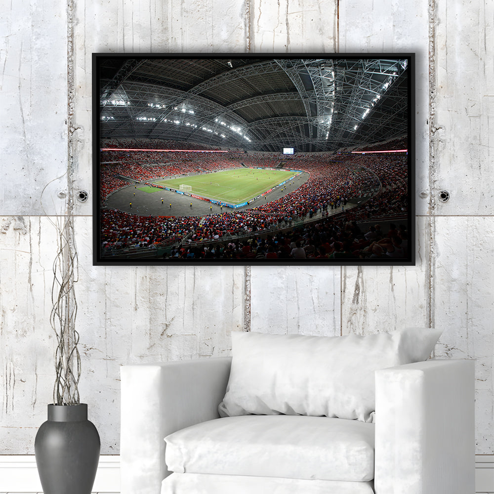 National Football Stadium, Stadium Canvas, Sport Art, Fan Gifts, Framed Canvas Print Wall Art, Floating Frame
