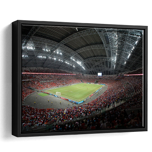 National Football Stadium, Stadium Canvas, Sport Art, Fan Gifts, Framed Canvas Print Wall Art, Floating Frame