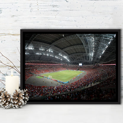 National Football Stadium, Stadium Canvas, Sport Art, Fan Gifts, Framed Canvas Print Wall Art, Floating Frame