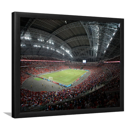 National Football Stadium, Stadium Canvas, Sport Art, Fan Gifts, Framed Art Print Wall Decor, Picture Framed