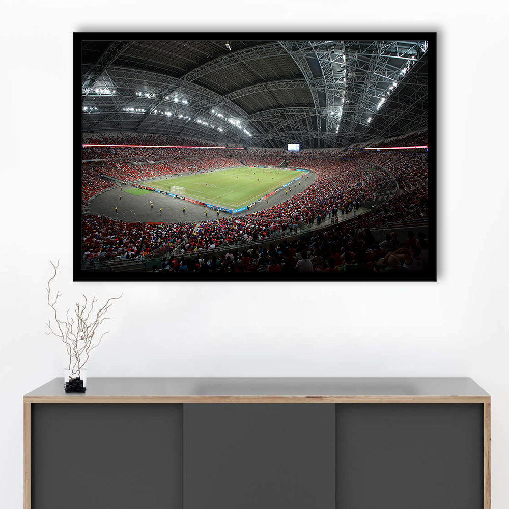 National Football Stadium, Stadium Canvas, Sport Art, Fan Gifts, Framed Art Print Wall Decor, Picture Framed