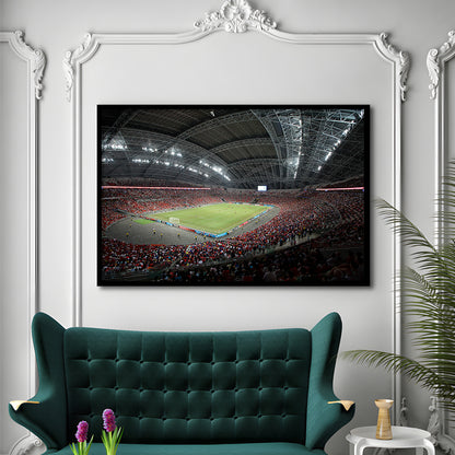 National Football Stadium, Stadium Canvas, Sport Art, Fan Gifts, Framed Art Print Wall Decor, Picture Framed