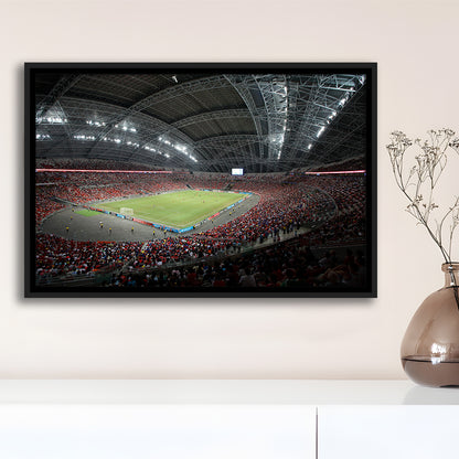 National Football Stadium, Stadium Canvas, Sport Art, Fan Gifts, Framed Canvas Print Wall Art, Floating Frame