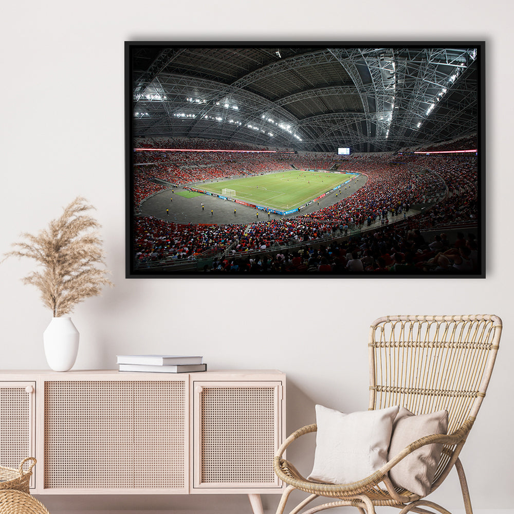 National Football Stadium, Stadium Canvas, Sport Art, Fan Gifts, Framed Canvas Print Wall Art, Floating Frame
