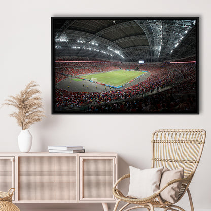 National Football Stadium, Stadium Canvas, Sport Art, Fan Gifts, Framed Canvas Print Wall Art, Floating Frame