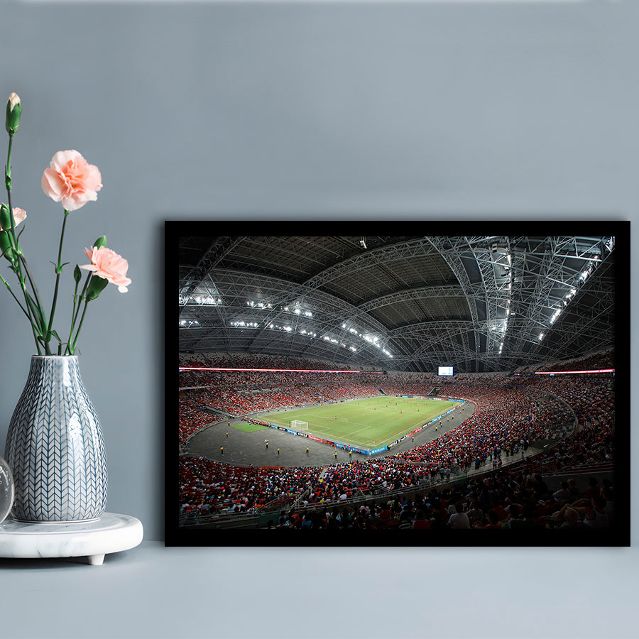 National Football Stadium, Stadium Canvas, Sport Art, Fan Gifts, Framed Art Print Wall Decor, Picture Framed