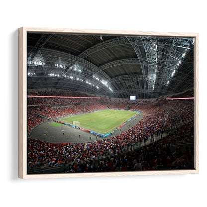 National Football Stadium, Stadium Canvas, Sport Art, Fan Gifts, Framed Canvas Print Wall Art, Floating Frame