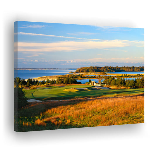 National Golf Links Of America Hole 17, Southampton, New York, Golf Art Print,Gifts Golf Lover