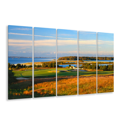 National Golf Links Of America Hole 17, Southampton, New York, Golf Art Print, Extra Large Canvas Print Wall Art