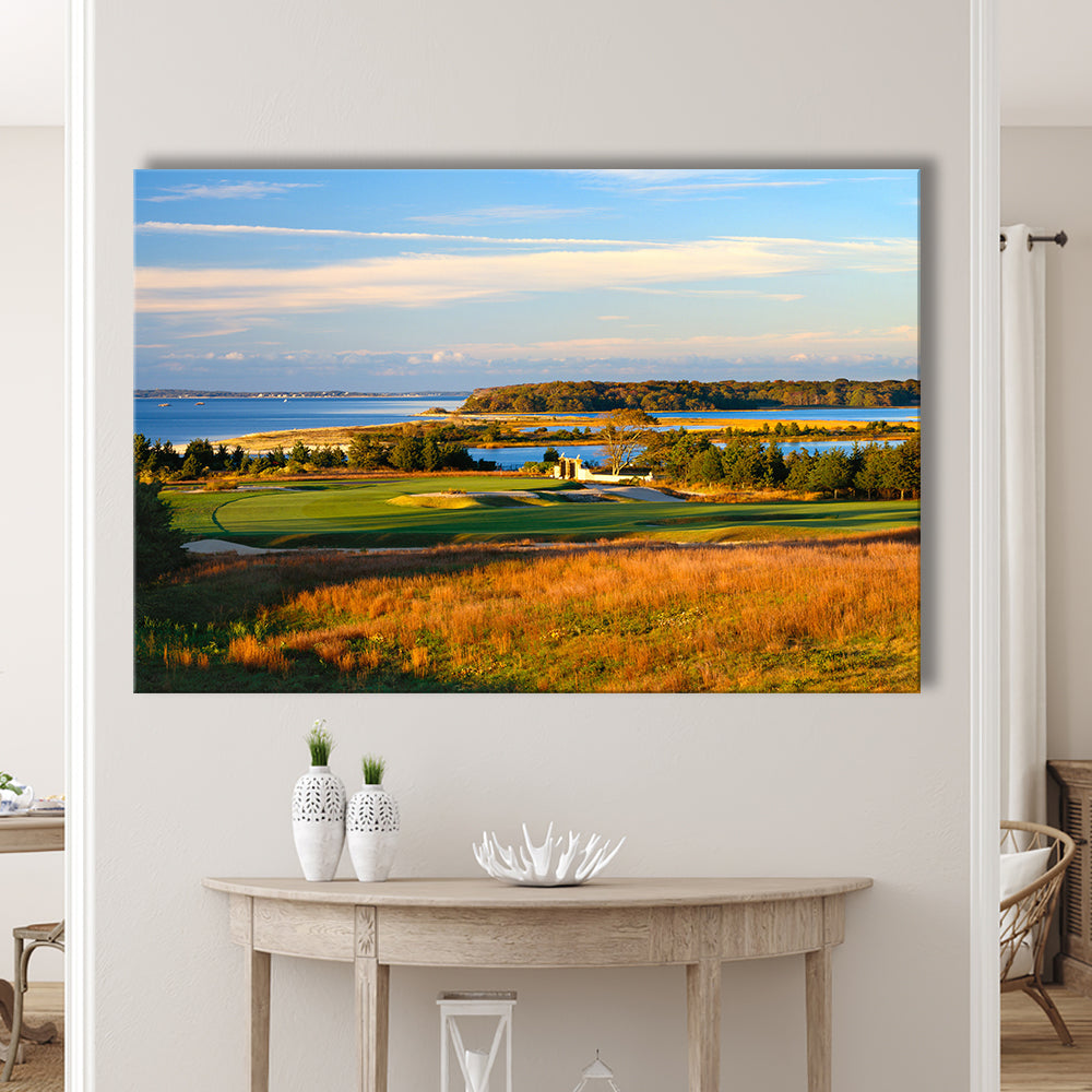 National Golf Links Of America Hole 17, Southampton, New York, Golf Art Print,Gifts Golf Lover