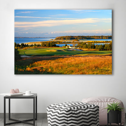 National Golf Links Of America Hole 17, Southampton, New York, Golf Art Print,Gifts Golf Lover