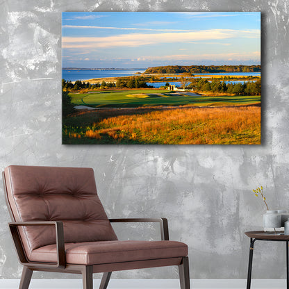 National Golf Links Of America Hole 17, Southampton, New York, Golf Art Print,Gifts Golf Lover