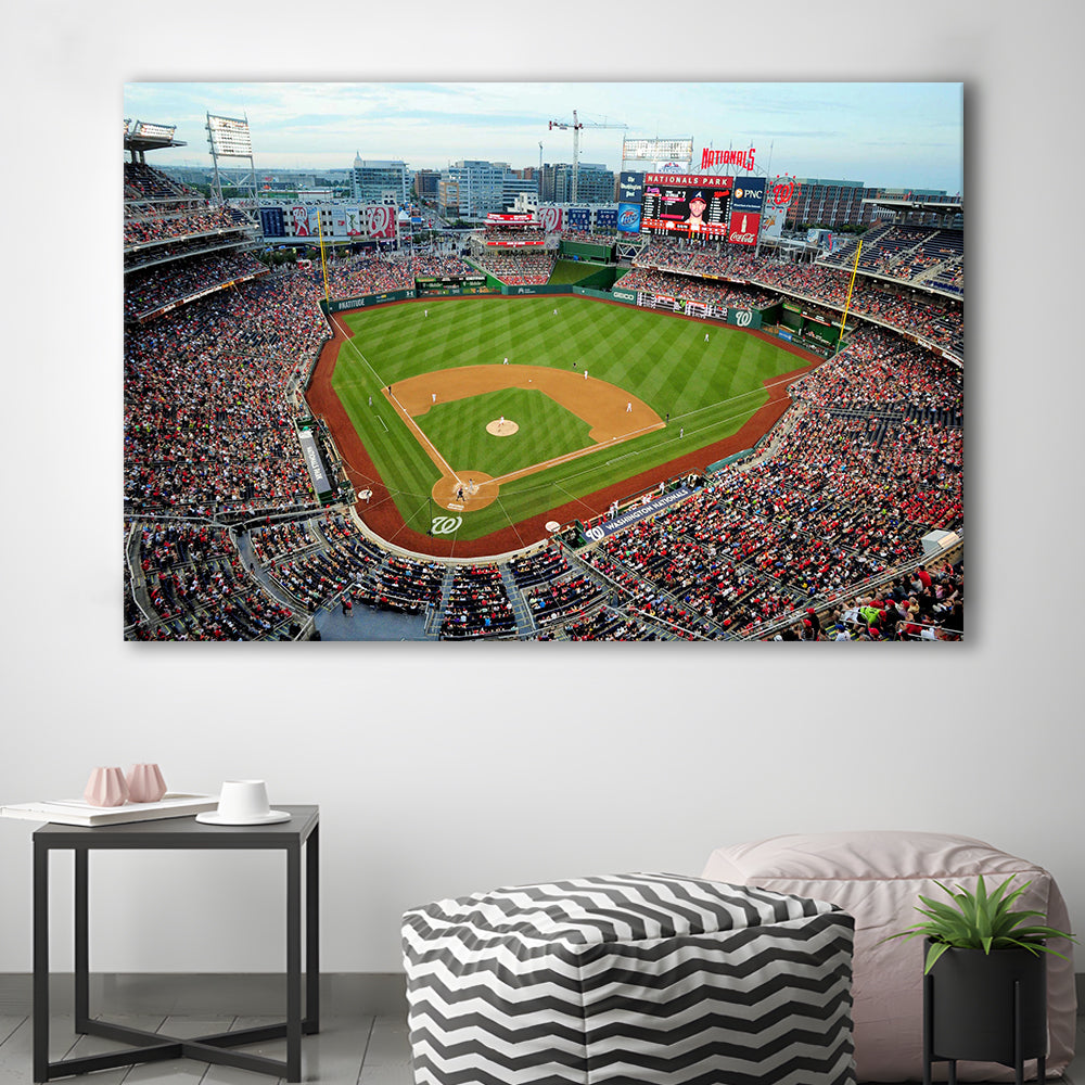 National Park Washington Dc, Stadium Canvas, Sport Art, Gift for him, Man Cave Decor, Art Print, Canvas Print Wall Art