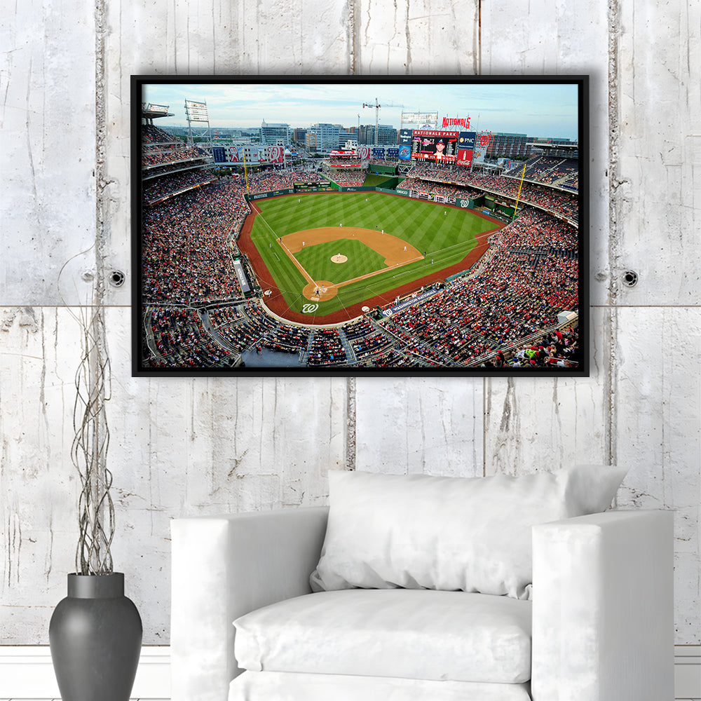 National Park Washington Dc, Stadium Canvas, Sport Art, Framed Canvas Print Wall Art, Floating Frame