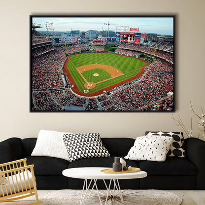 National Park Washington Dc, Stadium Canvas, Sport Art, Framed Canvas Print Wall Art, Floating Frame