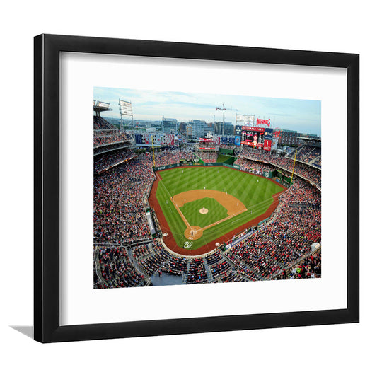National Park Washington Dc, Stadium Canvas, Sport Art, Gift for him, White Border Framed Art Print Wall Decor