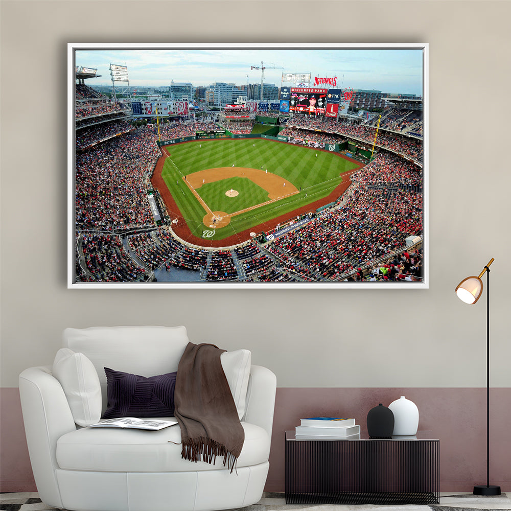 National Park Washington Dc, Stadium Canvas, Sport Art, Framed Canvas Print Wall Art, Floating Frame