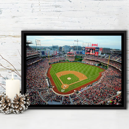 National Park Washington Dc, Stadium Canvas, Sport Art, Framed Canvas Print Wall Art, Floating Frame
