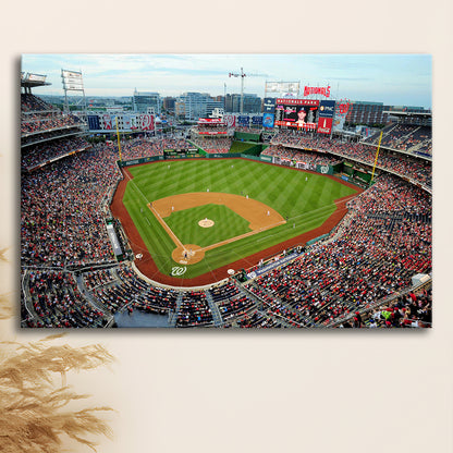 National Park Washington Dc, Stadium Canvas, Sport Art, Gift for him, Man Cave Decor, Art Print, Canvas Print Wall Art