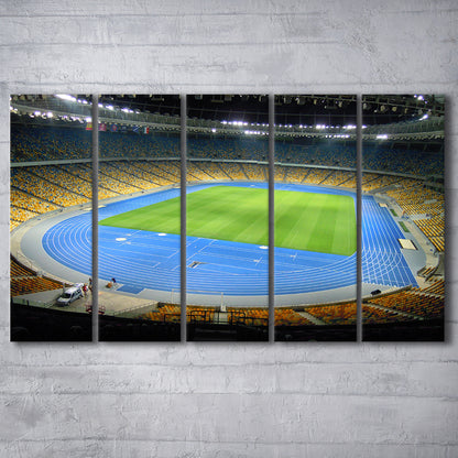 National Sports Complex, Stadium Canvas, Sport Art, 5 Panel B, Extra Large Canvas, Canvas Print Wall Art