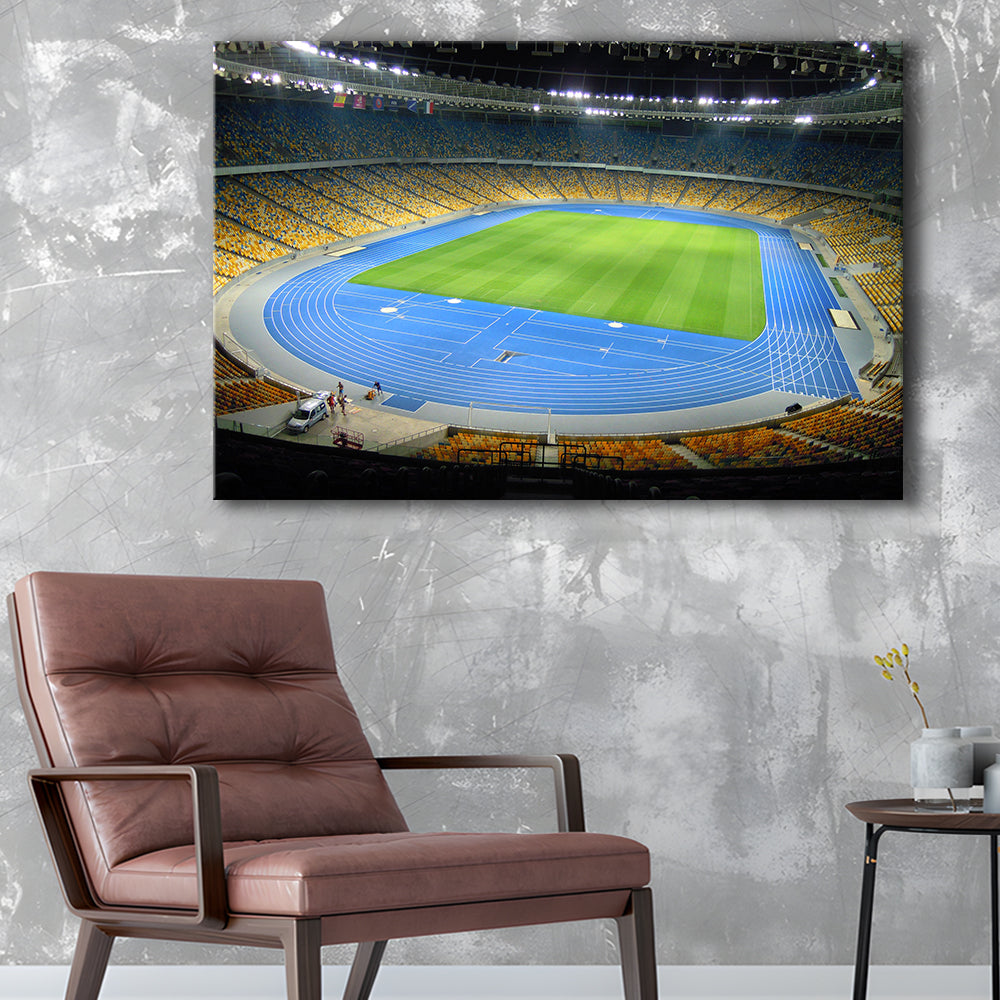 National Sports Complex, Stadium Canvas, Sport Art, Gift for him, Man Cave Decor, Art Print, Canvas Print Wall Art