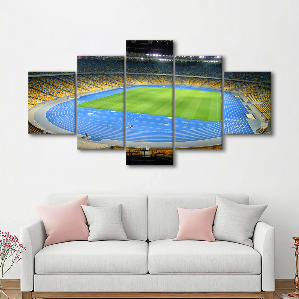 National Sports Complex, Stadium Canvas, Sport Art, Gift for him, 5 Panel, Large Canvas, Canvas Print Wall Art