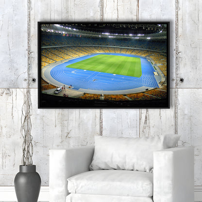 National Sports Complex, Stadium Canvas, Sport Art, Framed Canvas Print Wall Art, Floating Frame