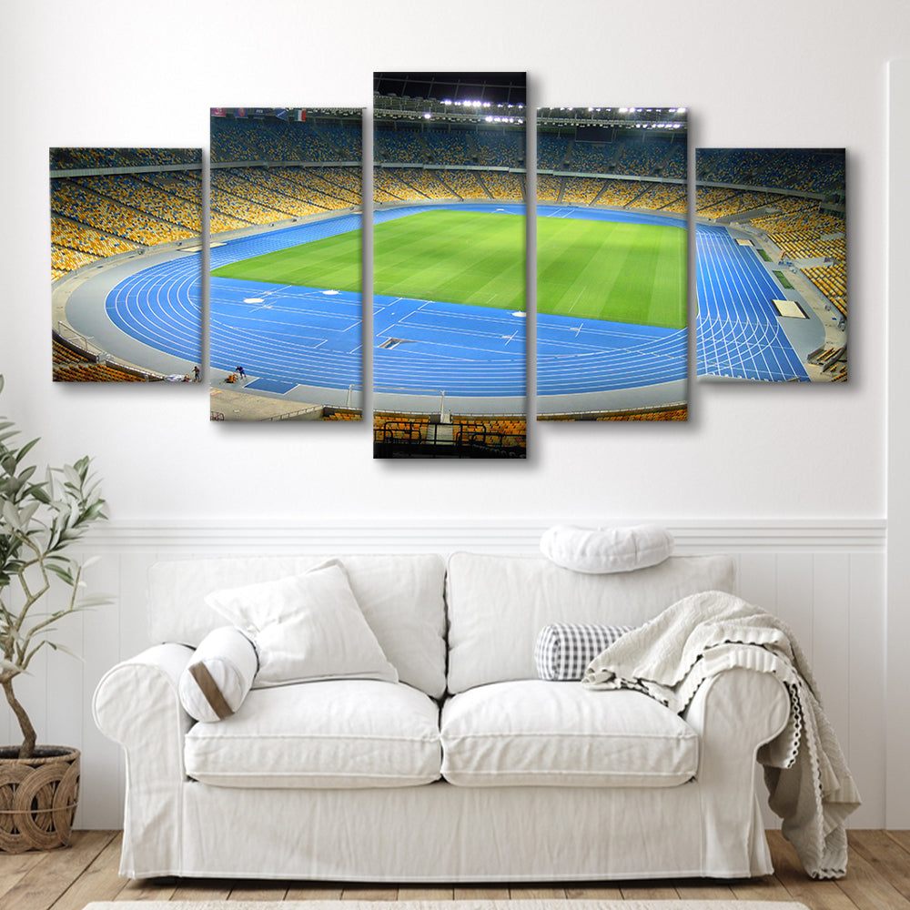 National Sports Complex, Stadium Canvas, Sport Art, Gift for him, 5 Panel, Large Canvas, Canvas Print Wall Art