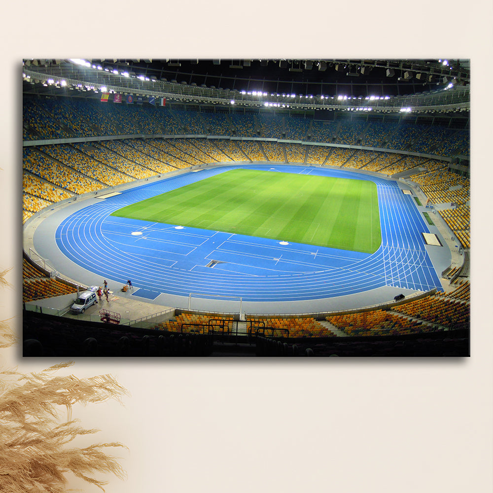 National Sports Complex, Stadium Canvas, Sport Art, Gift for him, Man Cave Decor, Art Print, Canvas Print Wall Art