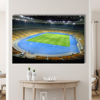 National Sports Complex, Stadium Canvas, Sport Art, Gift for him, Man Cave Decor, Art Print, Canvas Print Wall Art