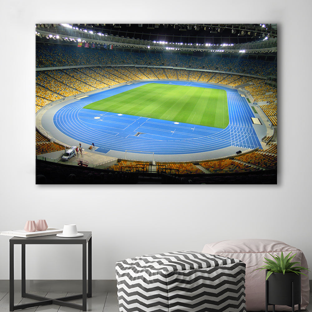 National Sports Complex, Stadium Canvas, Sport Art, Gift for him, Man Cave Decor, Art Print, Canvas Print Wall Art