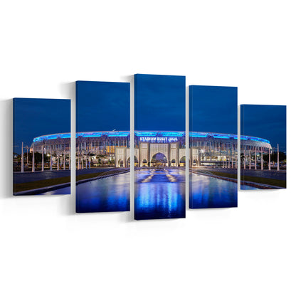 National Stadium in Bukit Jalil, Stadium Canvas, Sport Art, Gift for him, 5 Panel, Large Canvas, Canvas Print Wall Art