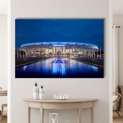National Stadium in Bukit Jalil, Stadium Canvas, Sport Art, Gift for him, Man Cave Decor, Art Print, Canvas Print Wall Art