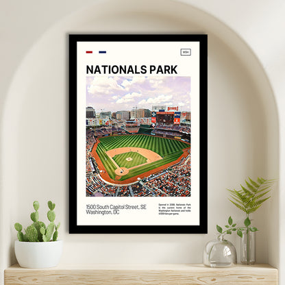 Nationals Park Print, Washington Nationals Stadium Art, Gifts for him, Sport Art, Framed Art Print Wall Decor