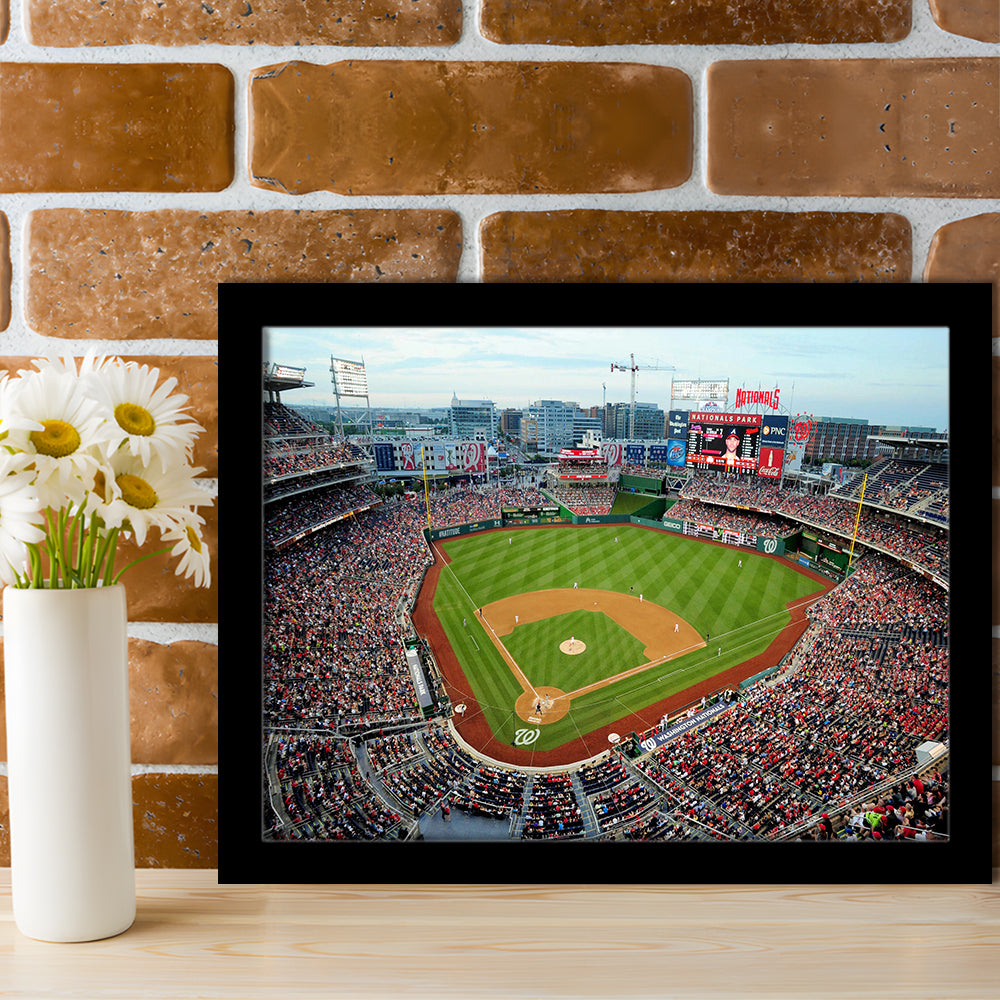 Nationals Park, Stadium Canvas, Sport Art, Gift for him, Framed Art Print Wall Decor, Picture Framed