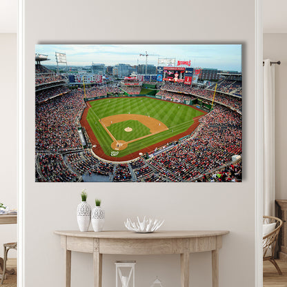 Nationals Park, Stadium Canvas, Sport Art, Gift for him, Man Cave Decor, Art Print, Canvas Print Wall Art