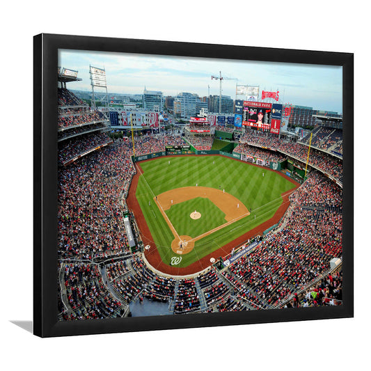 Nationals Park, Stadium Canvas, Sport Art, Gift for him, Framed Art Print Wall Decor, Picture Framed