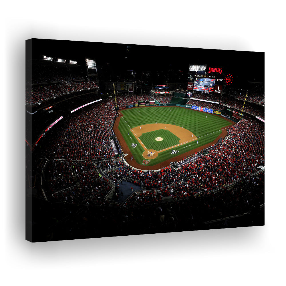 Nationals Park in Washington, Stadium Canvas, Sport Art, Gift for him, Man Cave Decor, Art Print, Canvas Print Wall Art