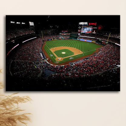 Nationals Park in Washington, Stadium Canvas, Sport Art, Gift for him, Man Cave Decor, Art Print, Canvas Print Wall Art