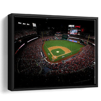 Nationals Park in Washington, Stadium Canvas, Sport Art, Framed Canvas Print Wall Art, Floating Frame