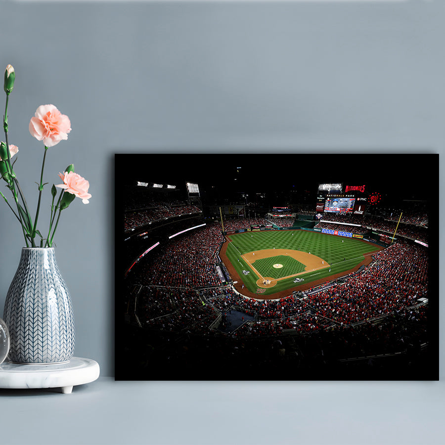 Nationals Park in Washington, Stadium Canvas, Sport Art, Gift for him, Framed Art Print Wall Decor, Picture Framed