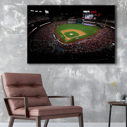 Nationals Park in Washington, Stadium Canvas, Sport Art, Gift for him, Man Cave Decor, Art Print, Canvas Print Wall Art