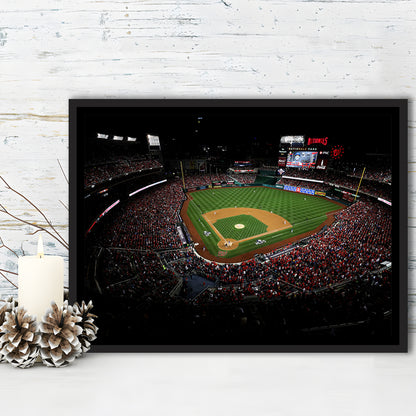 Nationals Park in Washington, Stadium Canvas, Sport Art, Framed Canvas Print Wall Art, Floating Frame