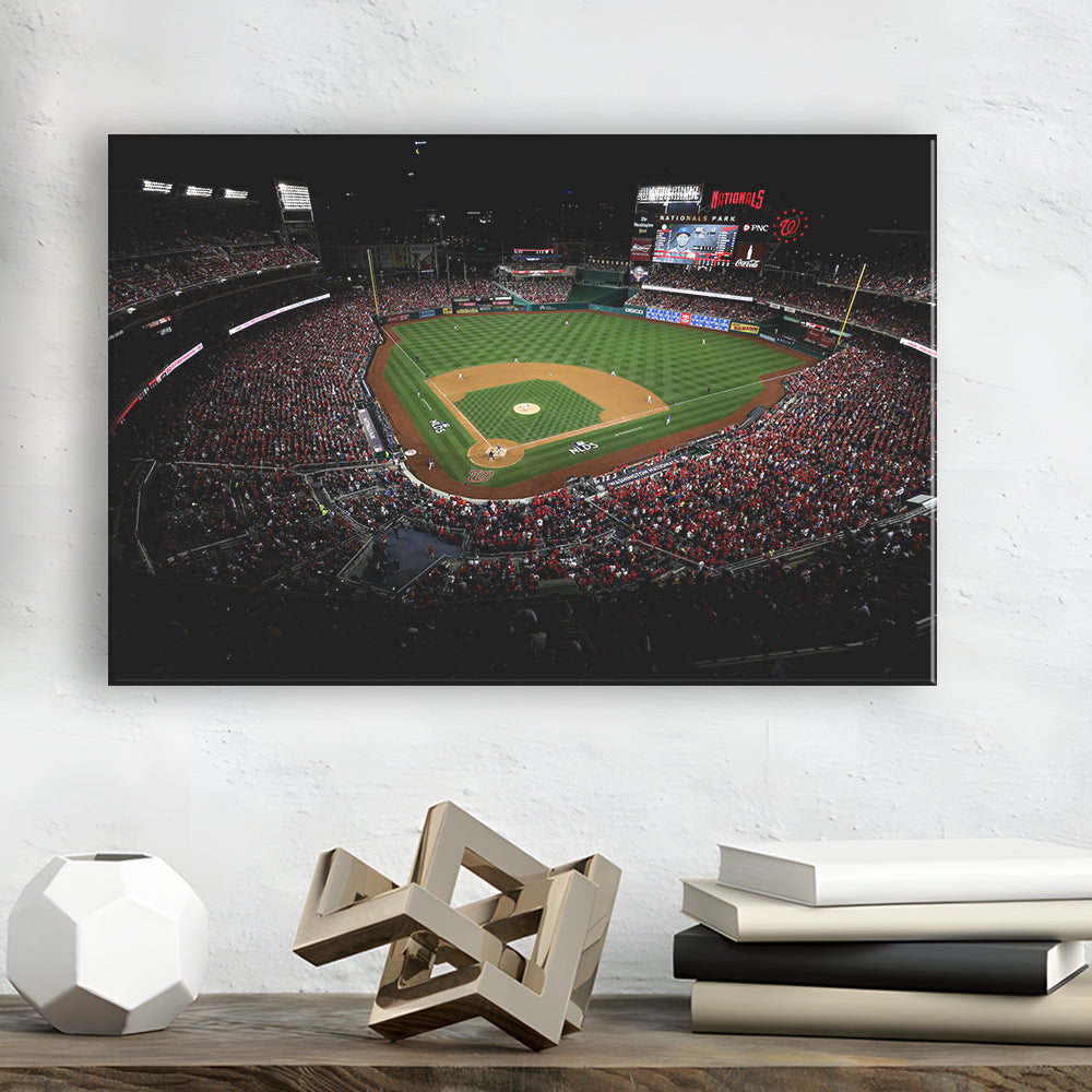 Nationals Park in Washington, Stadium Canvas, Sport Art, Gift for him, Man Cave Decor, Art Print, Canvas Print Wall Art