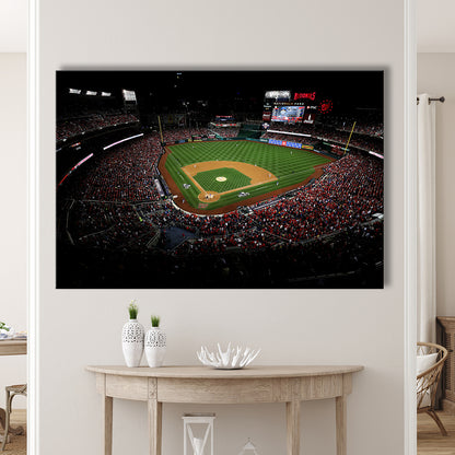 Nationals Park in Washington, Stadium Canvas, Sport Art, Gift for him, Man Cave Decor, Art Print, Canvas Print Wall Art