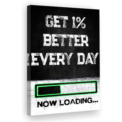 Neon Art Get Better Everyday, Canvas Print, Luxury Wall Art Decor, Modern Art