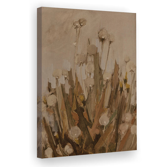 Neutral Botanical Vintage Floral Abstract Oil Painting Trendy Art Canvas Print Wall Art