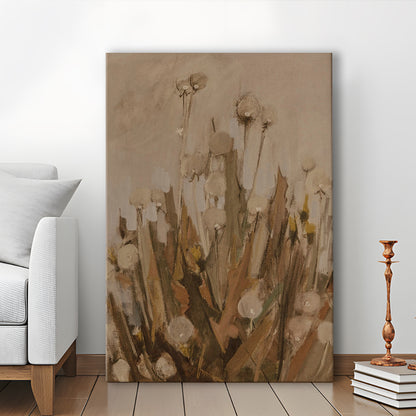 Neutral Botanical Vintage Floral Abstract Oil Painting Trendy Art Canvas Print Wall Art