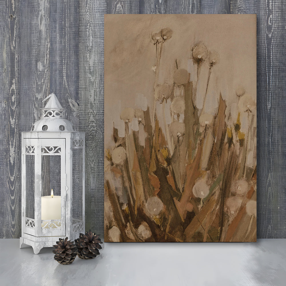 Neutral Botanical Vintage Floral Abstract Oil Painting Trendy Art Canvas Print Wall Art